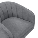  Manufacturer Color_Dark Grey -- Homelegance Eve Swivel Fabric Chair IMAGE 6