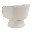  Manufacturer Color_Beige -- Eve 1027BE-1 Swivel Chair IMAGE 4
