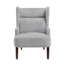  Manufacturer Color_Grey -- Homelegance Alden Stationary Fabric Accent Chair IMAGE 2