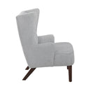  Manufacturer Color_Grey -- Homelegance Alden Stationary Fabric Accent Chair IMAGE 3