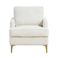  Manufacturer Color_Beige -- Homelegance Colette Stationary Fabric Accent Chair IMAGE 1