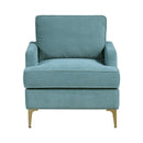  Manufacturer Color_Peacock -- Colette 1051BU-1 Accent Chair IMAGE 1