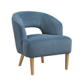  Manufacturer Color_Blue -- Homelegance Dorset Stationary Fabric Accent Chair IMAGE 1