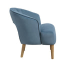  Manufacturer Color_Blue -- Homelegance Dorset Stationary Fabric Accent Chair IMAGE 4