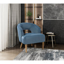  Manufacturer Color_Blue -- Homelegance Dorset Stationary Fabric Accent Chair IMAGE 8
