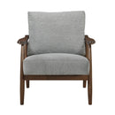  Manufacturer Color_Grey -- Barton 1056GY-1 Accent Chair IMAGE 2