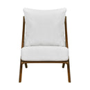  Manufacturer Color_Beige -- Homelegance Audrey Stationary Fabric Accent Chair IMAGE 2