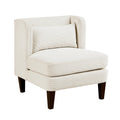  Manufacturer Color_Beige -- Homelegance Forrester Stationary Fabric Accent Chair IMAGE 1