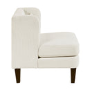  Manufacturer Color_Beige -- Homelegance Forrester Stationary Fabric Accent Chair IMAGE 3