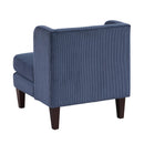  Manufacturer Color_Blue -- Forrester 1061BUE-1 Accent Chair IMAGE 4