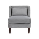  Manufacturer Color_Dark Grey -- Forrester 1061DGY-1 Accent Chair IMAGE 2