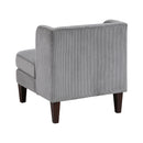  Manufacturer Color_Dark Grey -- Forrester 1061DGY-1 Accent Chair IMAGE 4