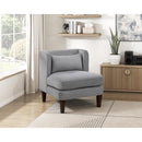  Manufacturer Color_Dark Grey -- Forrester 1061DGY-1 Accent Chair IMAGE 8