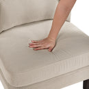  Manufacturer Color_Taupe -- Forrester 1061TPE-1 Accent Chair IMAGE 7