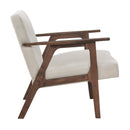  Manufacturer Color_Beige -- Homelegance Omara Stationary Fabric Accent Chair IMAGE 3