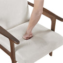 Manufacturer Color_Beige -- Homelegance Omara Stationary Fabric Accent Chair IMAGE 7