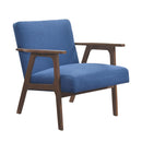  Manufacturer Color_Blue -- Omara 1106BU-1 Accent Chair IMAGE 1