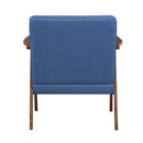  Manufacturer Color_Blue -- Omara 1106BU-1 Accent Chair IMAGE 5