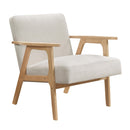  Manufacturer Color_Beige -- Homelegance Omara Stationary Fabric Accent Chair IMAGE 1