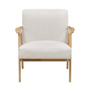  Manufacturer Color_Beige -- Homelegance Omara Stationary Fabric Accent Chair IMAGE 2