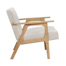 Manufacturer Color_Beige -- Homelegance Omara Stationary Fabric Accent Chair IMAGE 3