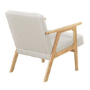  Manufacturer Color_Beige -- Homelegance Omara Stationary Fabric Accent Chair IMAGE 4