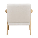  Manufacturer Color_Beige -- Homelegance Omara Stationary Fabric Accent Chair IMAGE 5