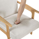 Manufacturer Color_Beige -- Homelegance Omara Stationary Fabric Accent Chair IMAGE 7