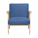  Manufacturer Color_Blue -- Omara 1106NABU-1 Accent Chair IMAGE 2