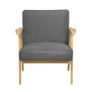  Manufacturer Color_Dark Grey -- Omara 1106NADG-1 Accent Chair IMAGE 2