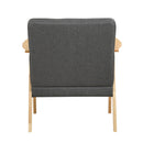  Manufacturer Color_Dark Grey -- Omara 1106NADG-1 Accent Chair IMAGE 5