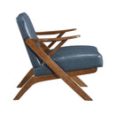  Manufacturer Color_Blue -- Gideon 1107BUE-1 Accent Chair IMAGE 3