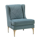  Manufacturer Color_Blue -- Homelegance Savoy Stationary Fabric Accent Chair IMAGE 2