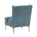  Manufacturer Color_Blue -- Homelegance Savoy Stationary Fabric Accent Chair IMAGE 5