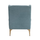  Manufacturer Color_Blue -- Homelegance Savoy Stationary Fabric Accent Chair IMAGE 6