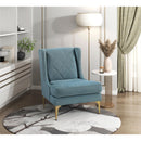  Manufacturer Color_Blue -- Homelegance Savoy Stationary Fabric Accent Chair IMAGE 8