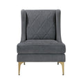  Manufacturer Color_Dark grey -- Savoy 1108DGY-1 Accent Chair IMAGE 1