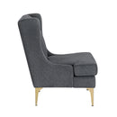  Manufacturer Color_Dark grey -- Savoy 1108DGY-1 Accent Chair IMAGE 4
