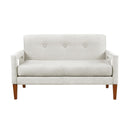  Manufacturer Color_Beige -- Homelegance Belfort Stationary Fabric Loveseat IMAGE 1