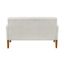  Manufacturer Color_Beige -- Homelegance Belfort Stationary Fabric Loveseat IMAGE 4