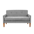  Manufacturer Color_Grey -- Belfort 1113GY-2 Love Seat IMAGE 1