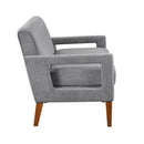  Manufacturer Color_Grey -- Belfort 1113GY-2 Love Seat IMAGE 3