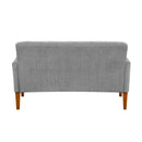  Manufacturer Color_Grey -- Belfort 1113GY-2 Love Seat IMAGE 4