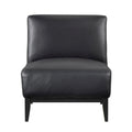  Manufacturer Color_Black -- Homelegance Houghton Stationary Leather Accent Chair IMAGE 1