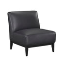  Manufacturer Color_Black -- Homelegance Houghton Stationary Leather Accent Chair IMAGE 2