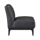  Manufacturer Color_Black -- Homelegance Houghton Stationary Leather Accent Chair IMAGE 3