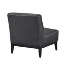  Manufacturer Color_Black -- Homelegance Houghton Stationary Leather Accent Chair IMAGE 4