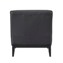  Manufacturer Color_Black -- Homelegance Houghton Stationary Leather Accent Chair IMAGE 5