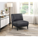  Manufacturer Color_Black -- Homelegance Houghton Stationary Leather Accent Chair IMAGE 7