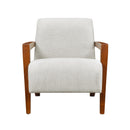  Manufacturer Color_Beige -- Homelegance Odessa Stationary Fabric Accent Chair IMAGE 2